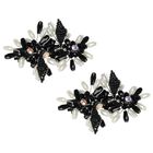 Girls Black Lily Rose Hair Clip, 3, hi-res