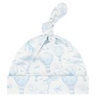 Baby Boys White & Blue Africa Hat, 1, hi-res