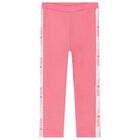 Girl Pink Hear Logo Leggings Set, 1, hi-res