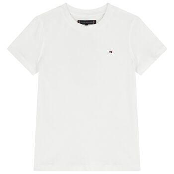 Boys White Logo T-Shirt