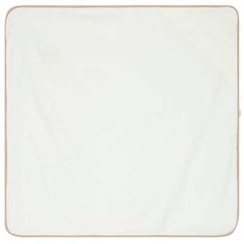 Ivory & Beige Teddy Bear Baby Towel