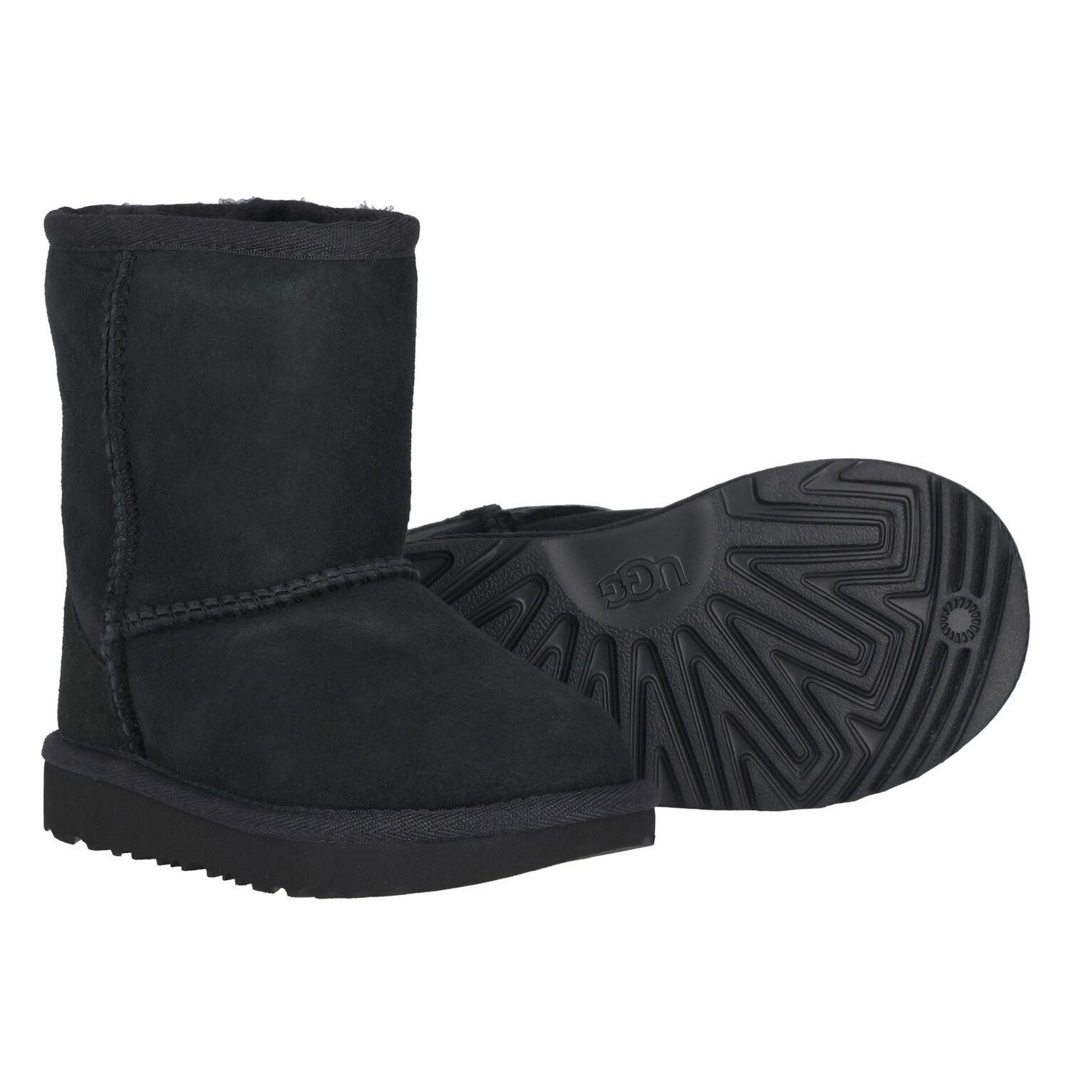 Younger Black Classic II Suede Boots, 2, hi-res