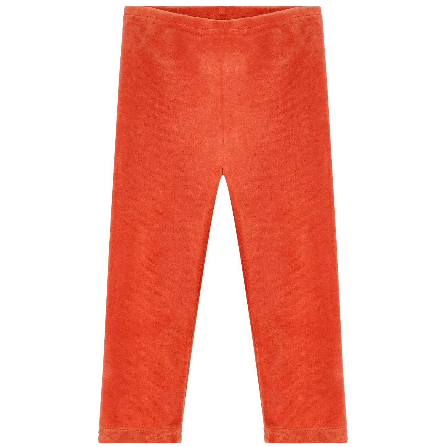 Younger Girls Orange Leggings, 1, hi-res