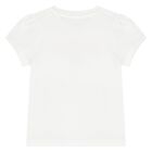 Baby Girls White & Pink Skirt Set, 1, hi-res