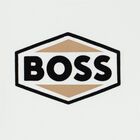 Boys White Logo Long Sleeve Top, 1, hi-res