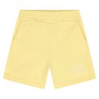 Younger Boys Yellow Logo Shorts, 1, hi-res