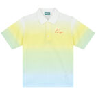 Boys Yellow & Blue Ombre Logo Polo Shirt, 1, hi-res