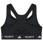 Girls Black Logo Bra Top, 1, hi-res