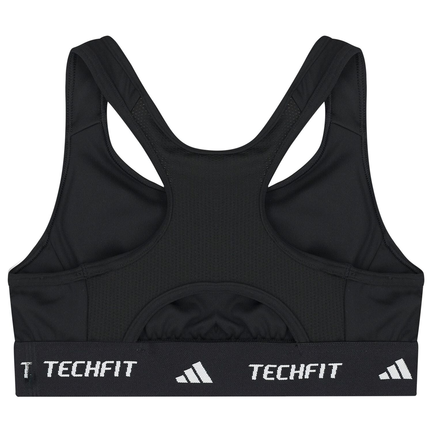 Girls Black Logo Bra Top, 1, hi-res