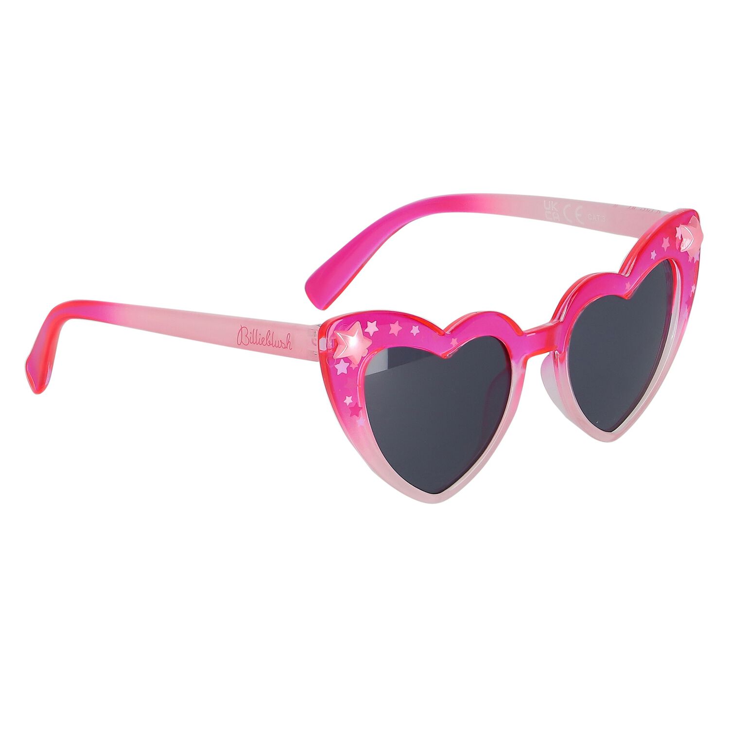 Girls Pink Star Logo Sunglasses, 1, hi-res