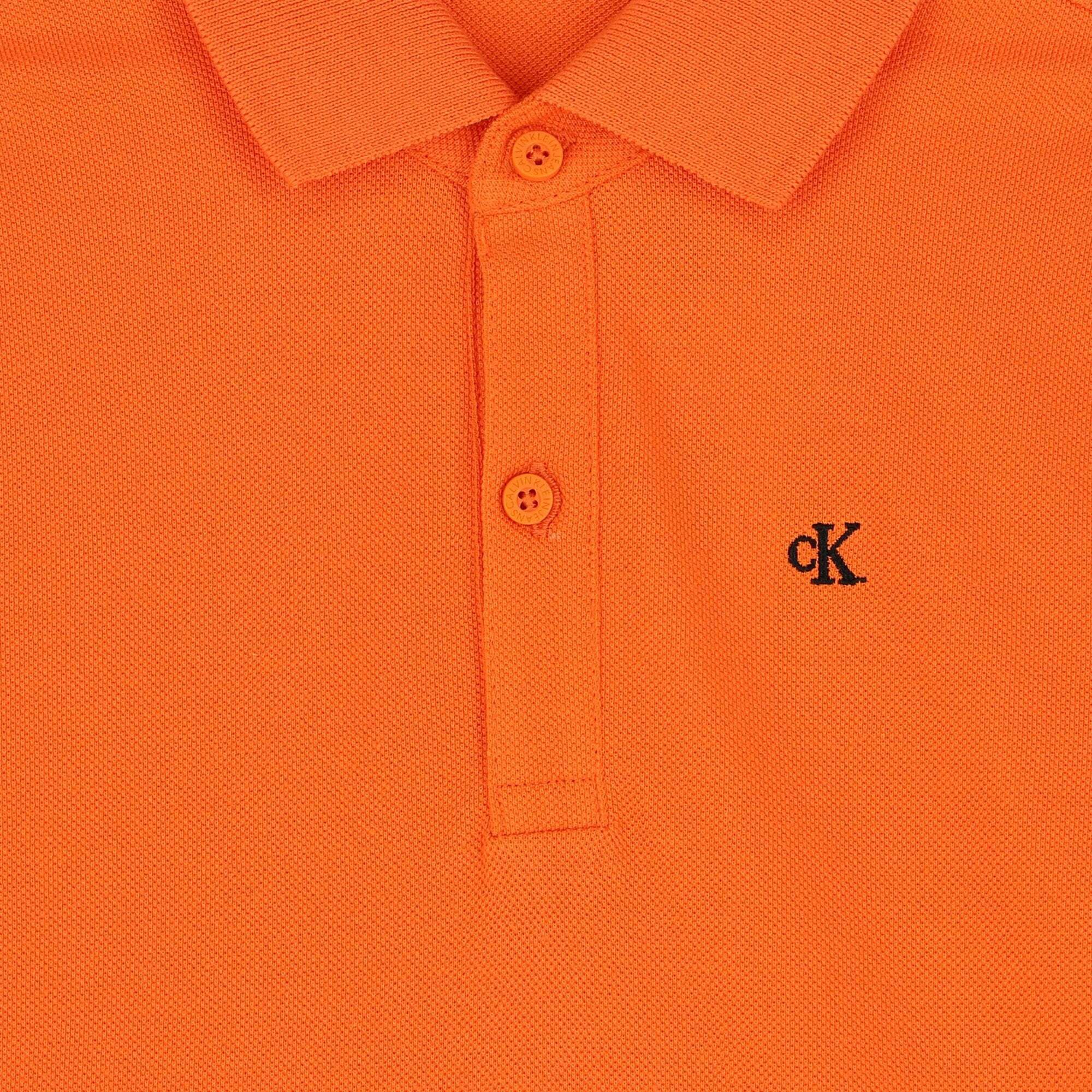 Orange top kids polo