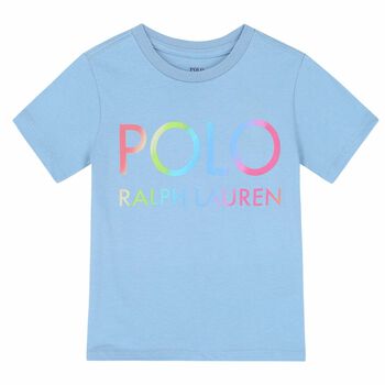Girls Blue Logo T-Shirt