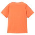 Boys Orange Monkey T-Shirt, 3, hi-res