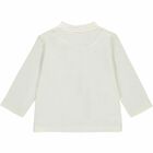 Boys White Logo Top, 1, hi-res
