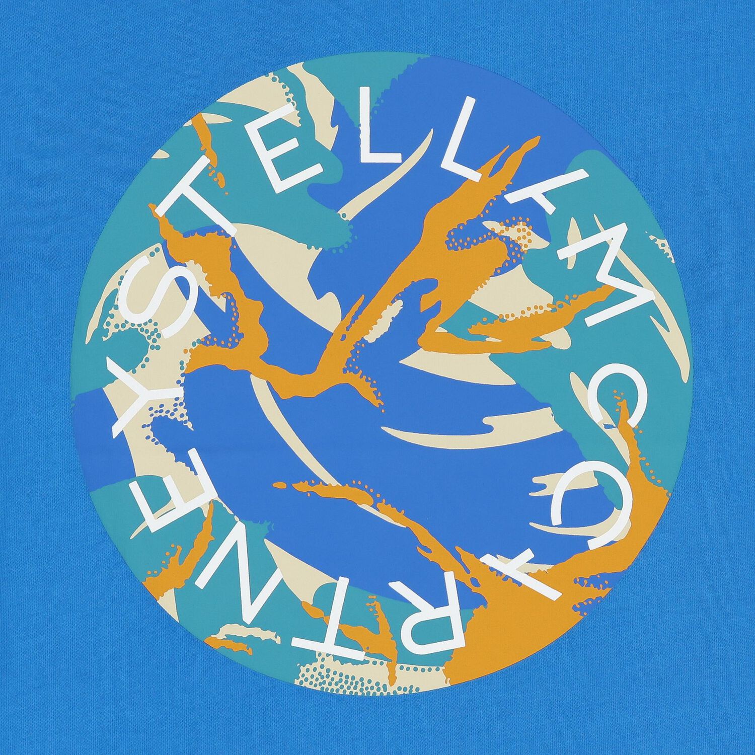 تيشيرت أولاد بالشعار باللون الأزرق, 2, hi-res