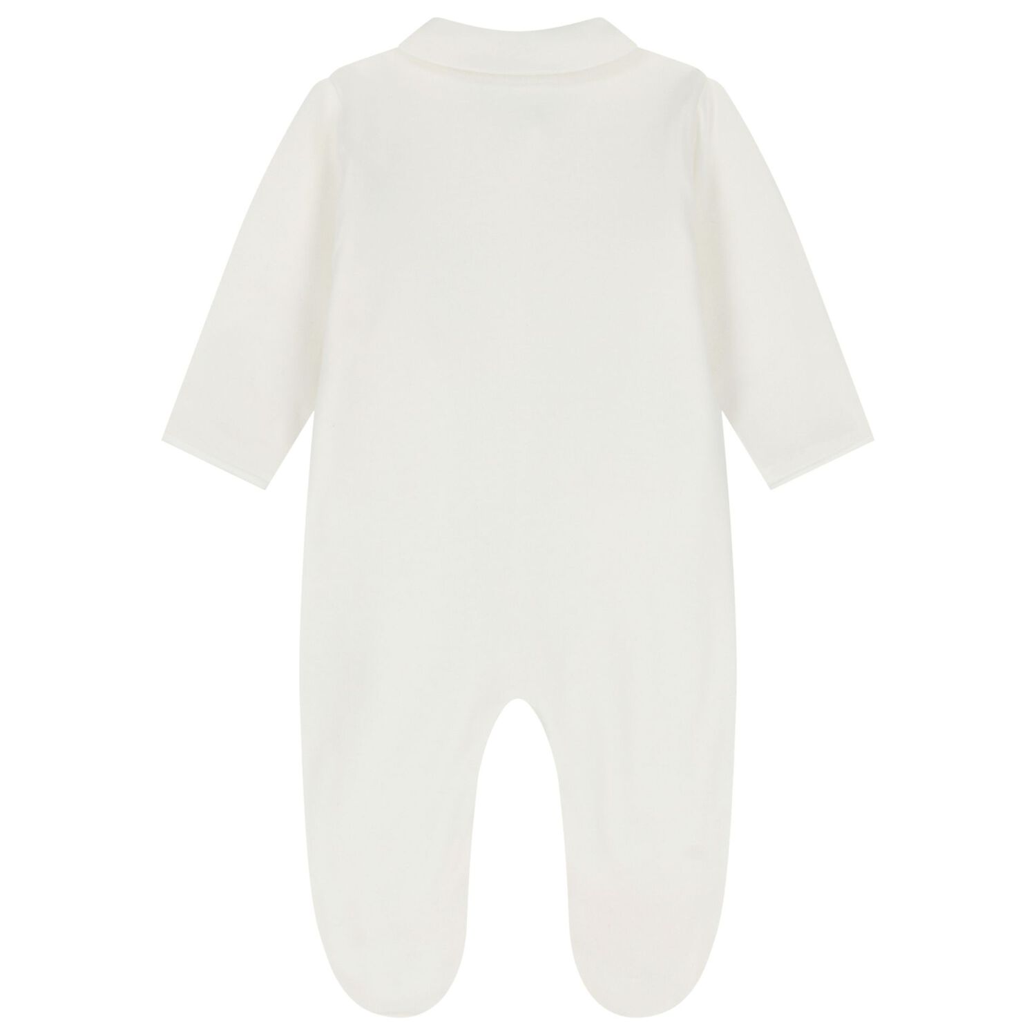 Baby Girls Ivory Embellished Rose Babygrow, 1, hi-res
