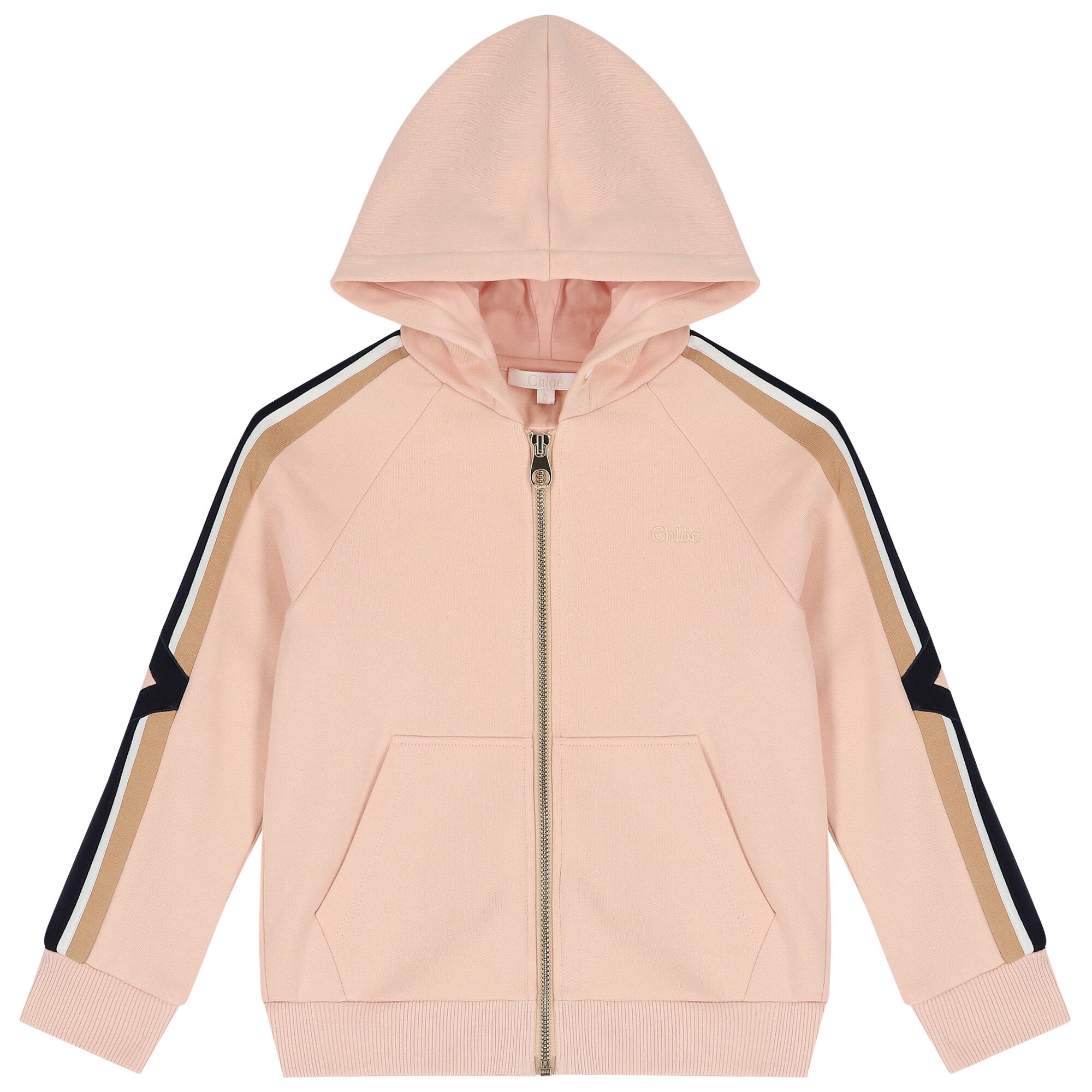 Pale pink online zip up hoodie