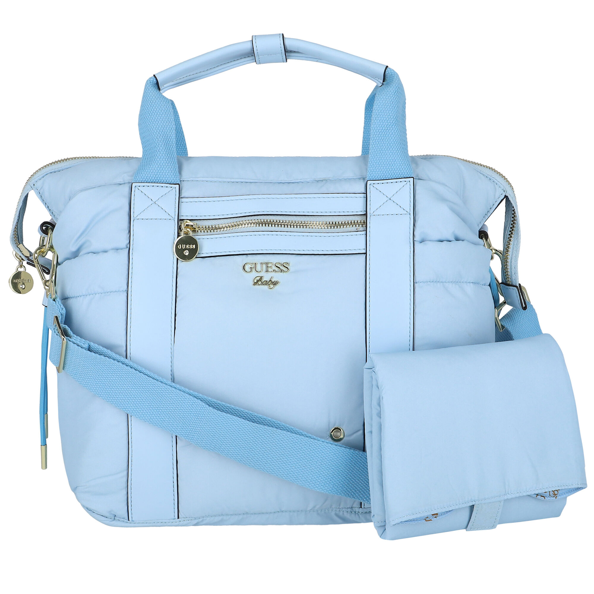 Guess Blue Logo Baby Changing Bag Junior Couture UAE