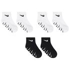 White & Black Logo Socks ( 3-Pack ), 1, hi-res