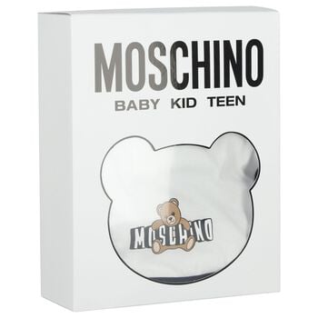 Navy Blue Teddy Bear Logo Babygrow Gift Set