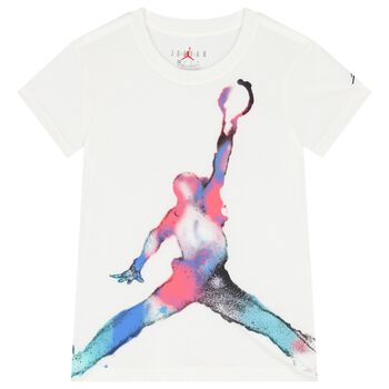 Boys White Jordan Logo T-Shirt