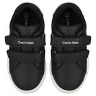 Black Logo Trainers, 1, hi-res