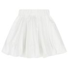 Girls White Logo Skirt, 1, hi-res