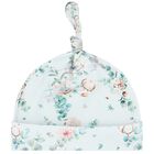 طقم بنات أفرول بطبعة الزهور باللون الأزرق, 1, hi-res