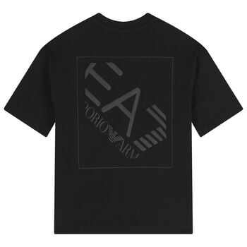 Boys Black Logo T-Shirt