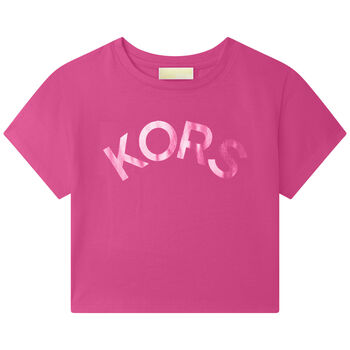 Girls Pink Logo T-Shirt