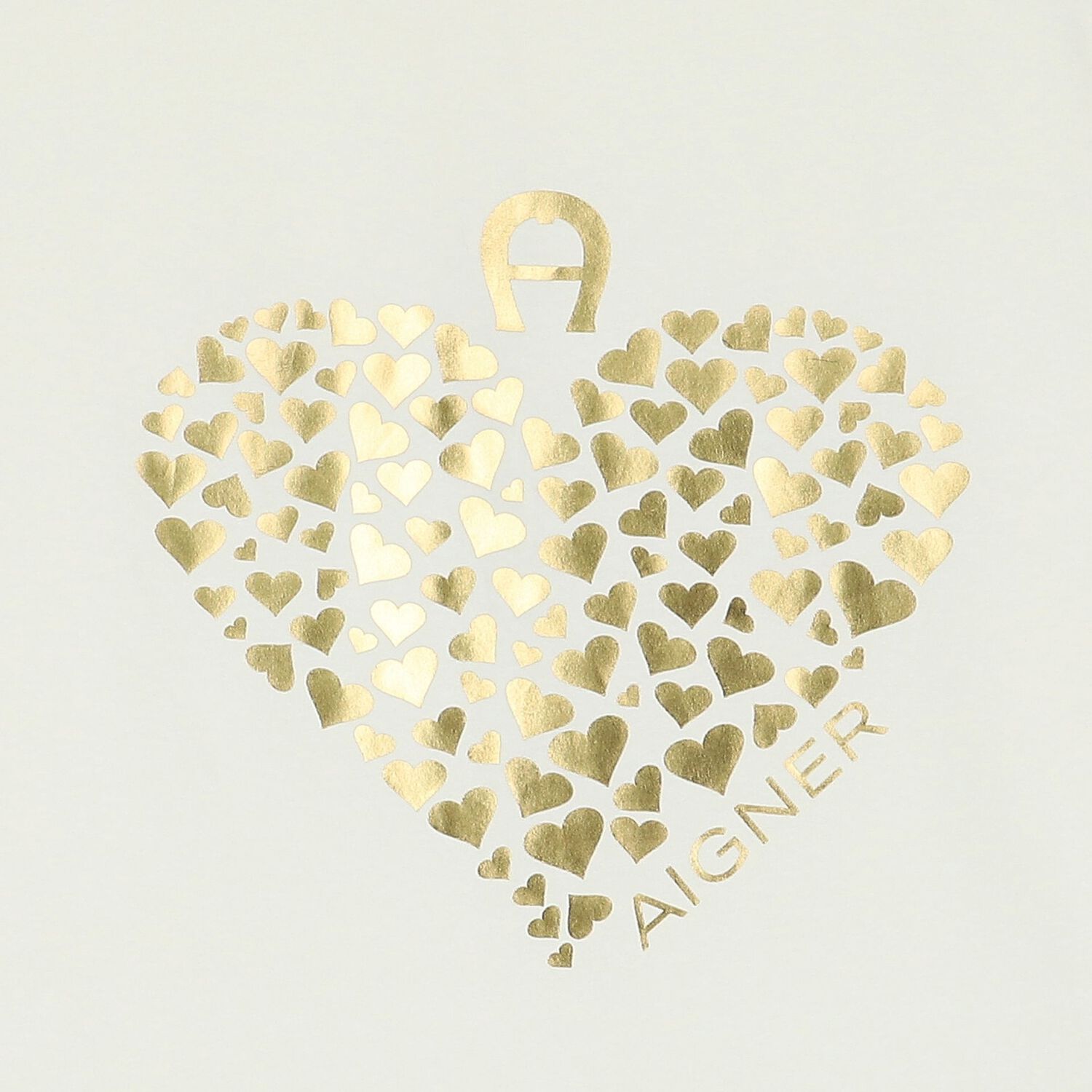 Baby Girls Ivory Heart Logo Blanket, 1, hi-res