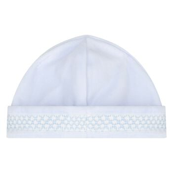 Baby Boys Blue Smocked Hat