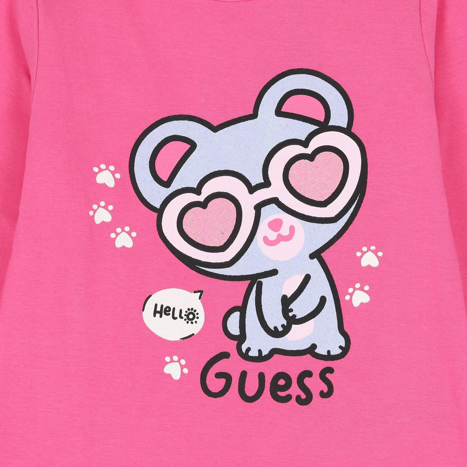 طقم بنات بنطلون بالشعار باللون الوردى و الأزرق, 1, hi-res image number null