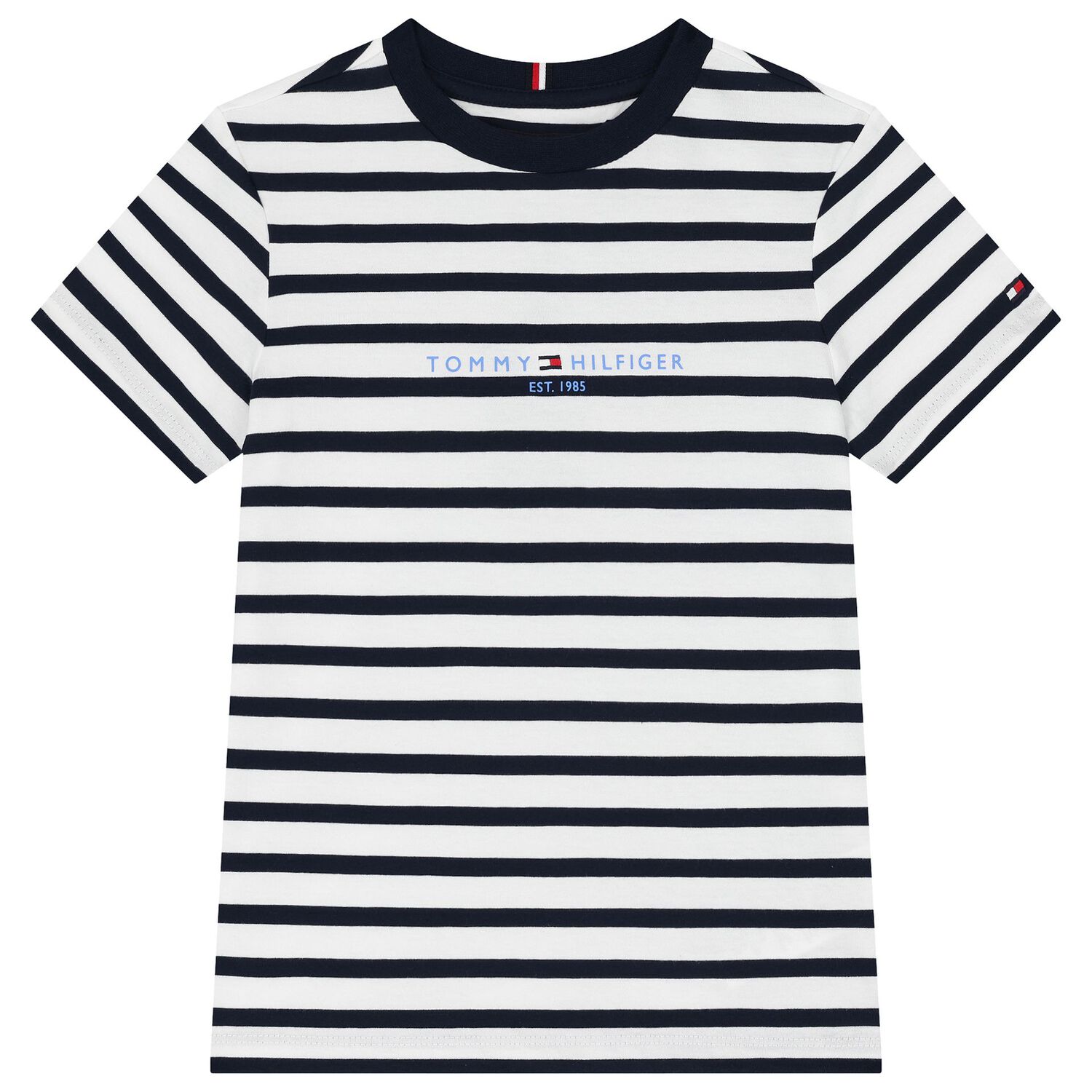 Boys White & Navy Blue Shorts Set, 2, hi-res image number null