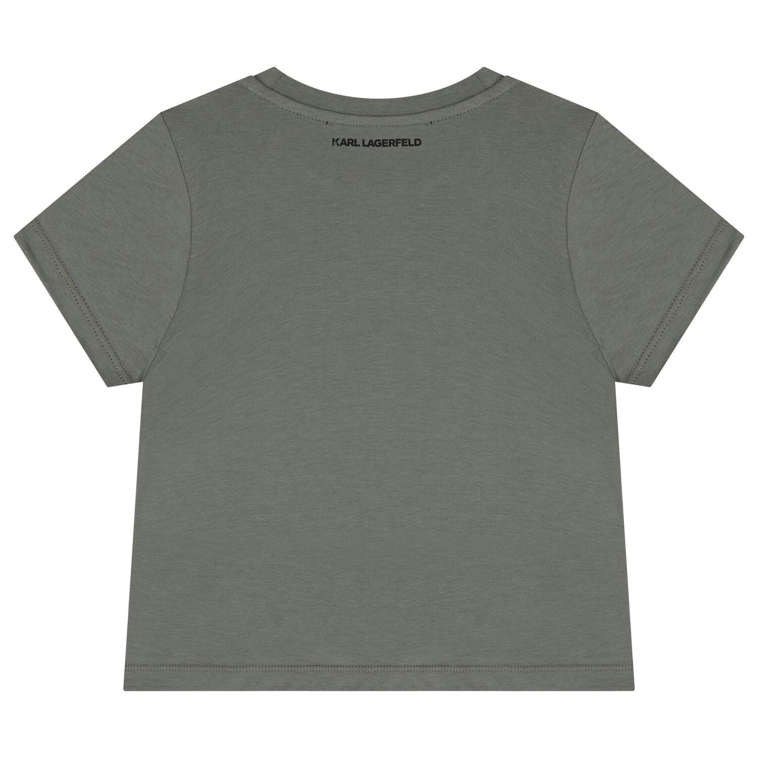 تي شيرت بالشعار باللون الأخضر للبنات, 1, hi-res