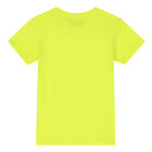 Younger Boys Neon Green Logo T-Shirt, 1, hi-res