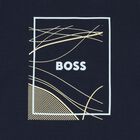 تي شيرت بالشعار باللون الكحلى للأولاد, 1, hi-res