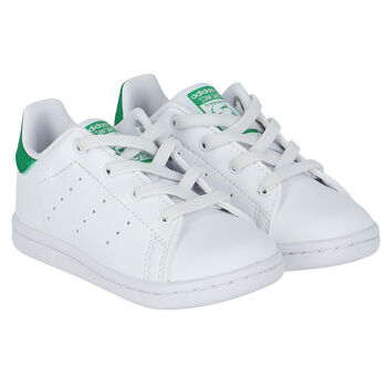 White & Green Stan Smith Trainers