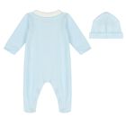 Baby Boys Blue Babygrow Set, 1, hi-res