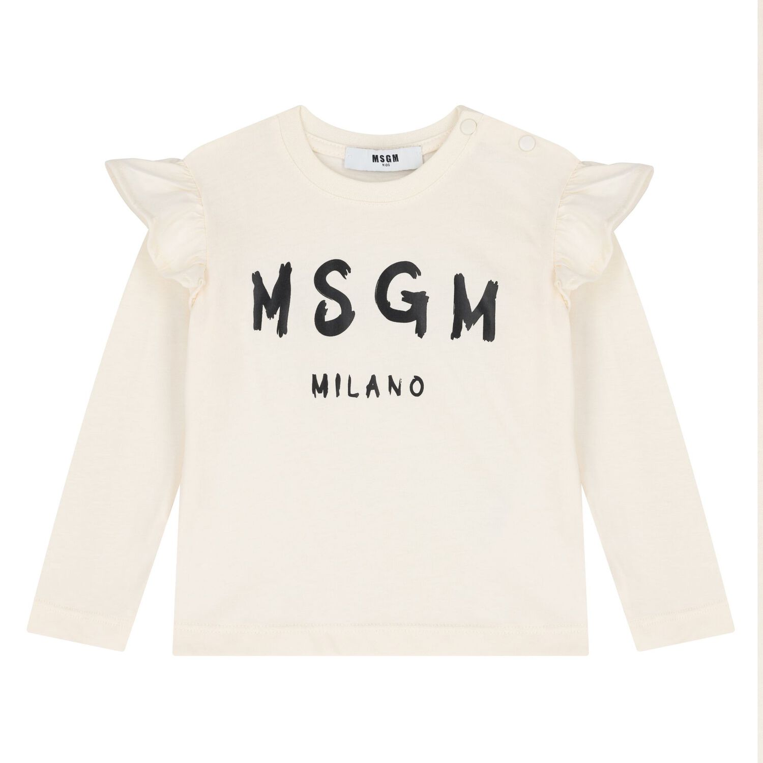 Younger Girls Ivory & Black Leggings Set, 1, hi-res