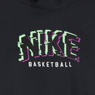 Boys Black & Green Logo Hooded Top, 1, hi-res