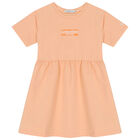 Girls Coral Logo Dress, 2, hi-res