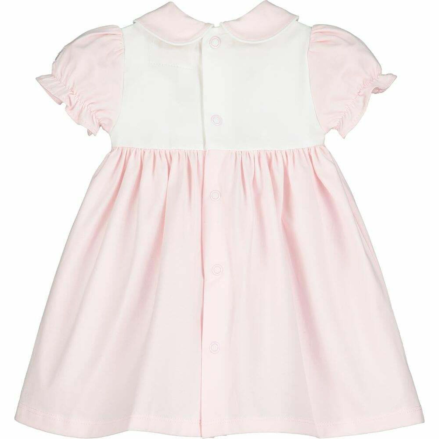 Baby Girls Pink & White Dress Set, 1, hi-res image number null