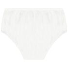 Baby Girls White Logo Polo Dress Set, 1, hi-res