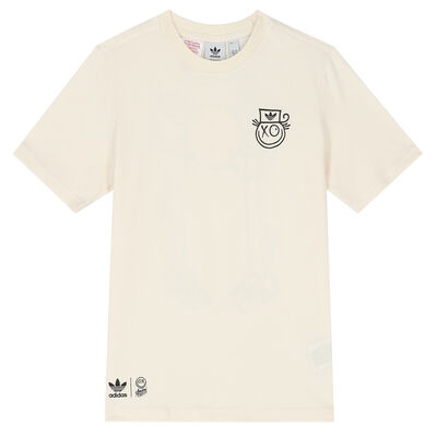 Boys Ivory Graphic  Collab Logo T-Shirt