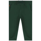 Baby Boys Green & Grey Logo Tracksuit, 1, hi-res