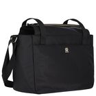 Black Logo Baby Changing Bag, 1, hi-res
