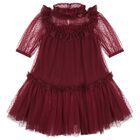 Girls Red Dots Tulle Myrtisa Dress, 1, hi-res