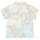 Baby Boys Blue & Ivory Geo Map Babygrow Gift Set, 1, hi-res