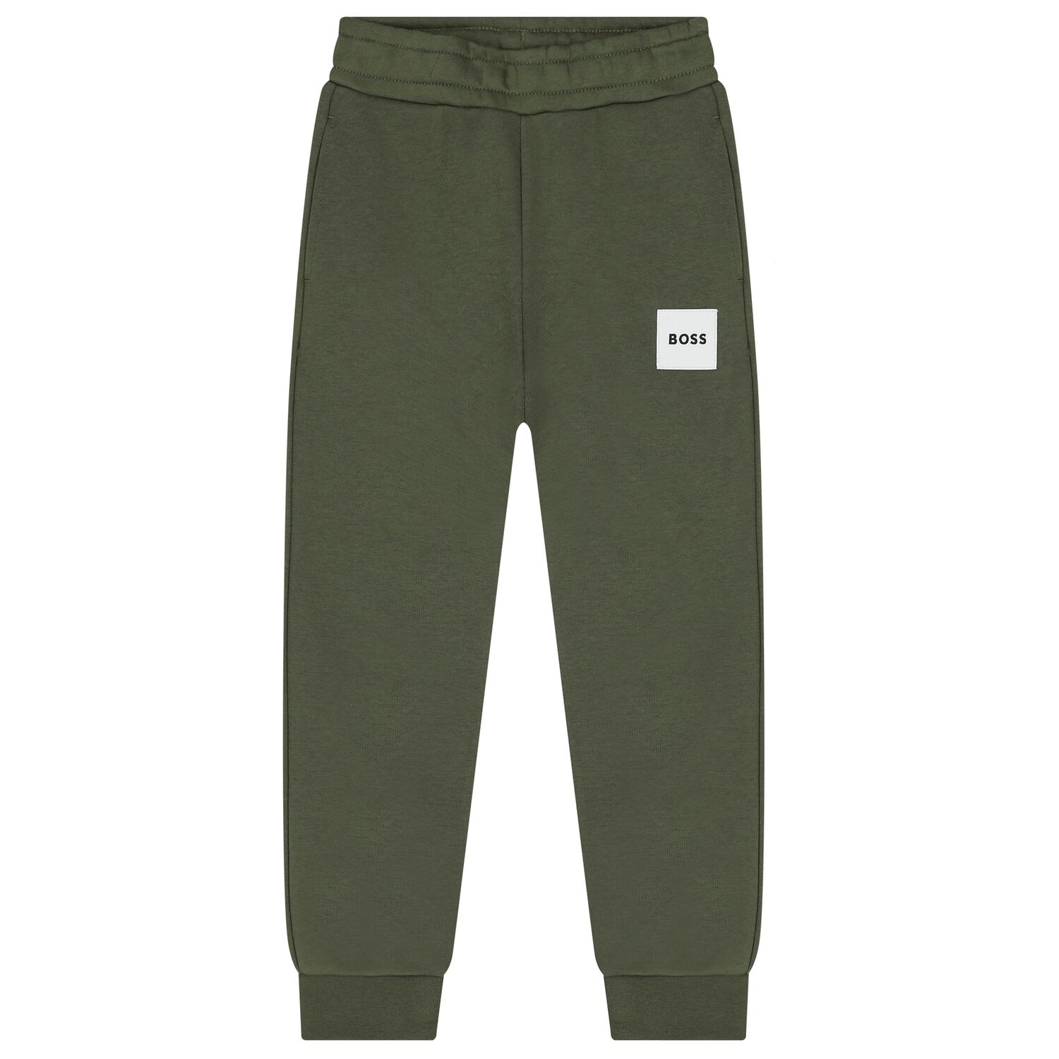 Boys Green Logo Joggers, 1, hi-res